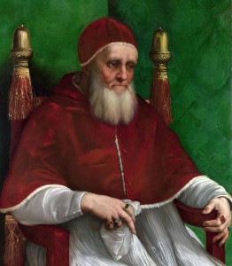 Papa Juli II, pintat per Rafael