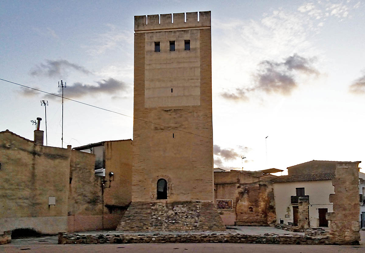 Torre dels Borja a Canals, on, segons la tradició, va néixer Alfons de Borja. Principi del segle XIII