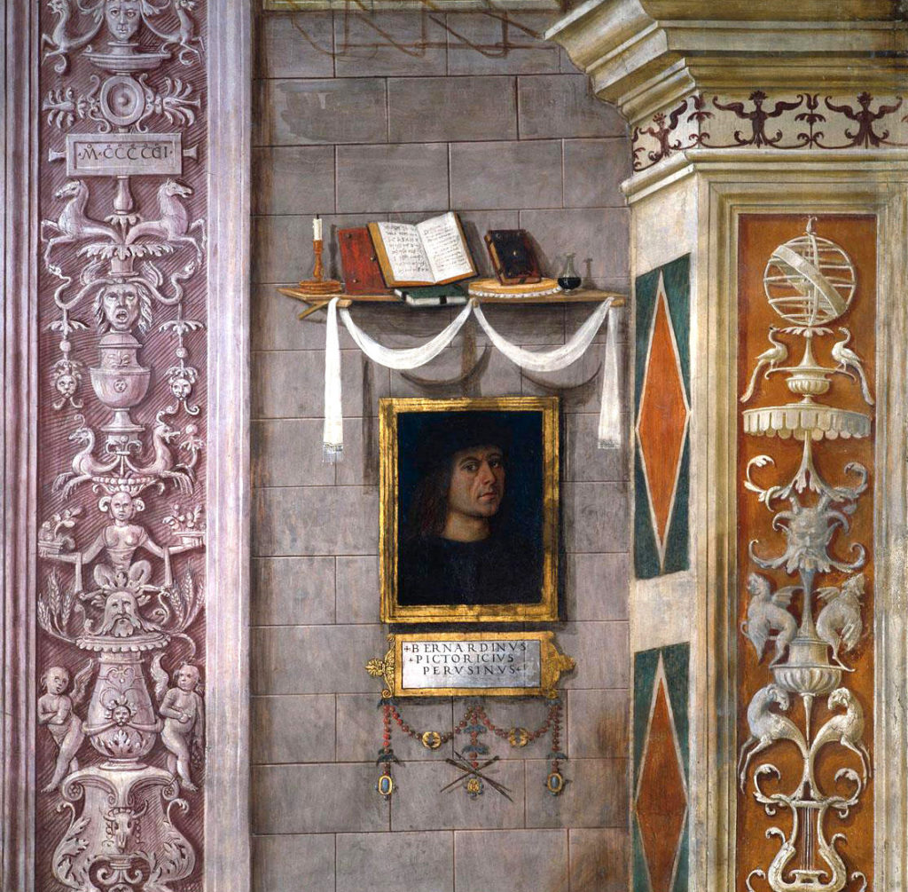 Pintoricchio, L'Anunciació (detall) - Santa Maria Maggiore, Spello