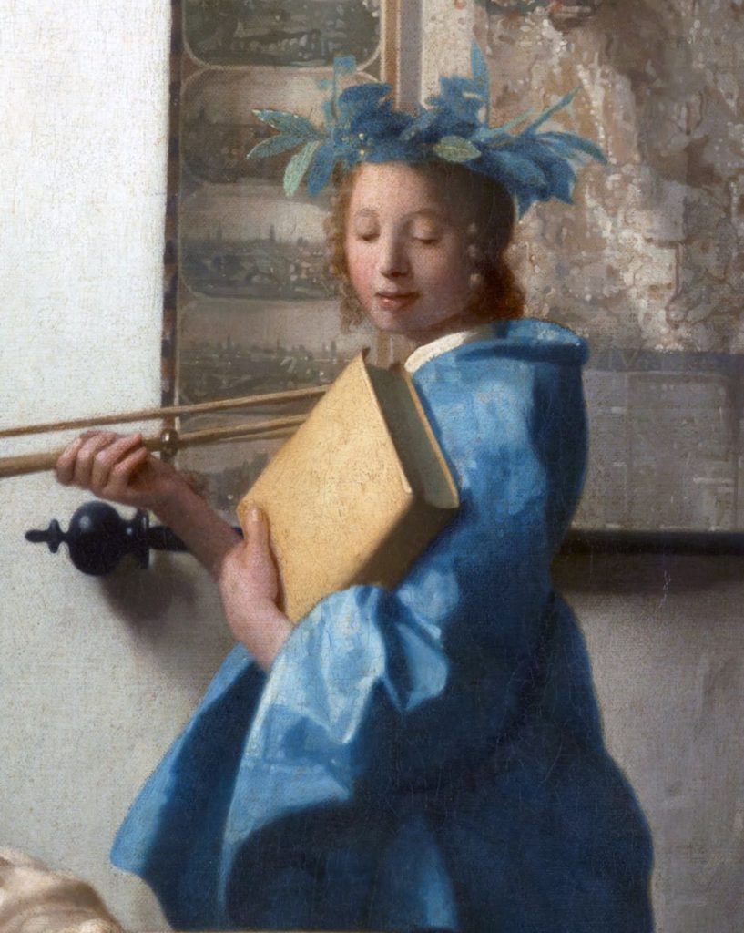 Van Vermeer, Clio (detall). Font: Wikimedia Commons